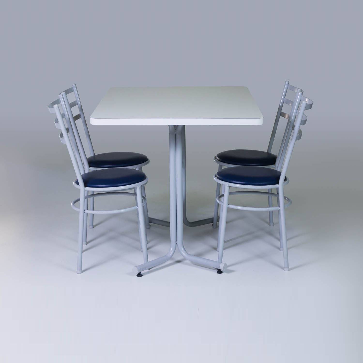 Conjunto 4 - Mesa para refeitório e cadeiras