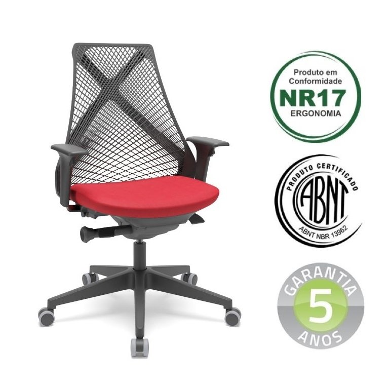 Cadeira Presidente ergonômica Bix