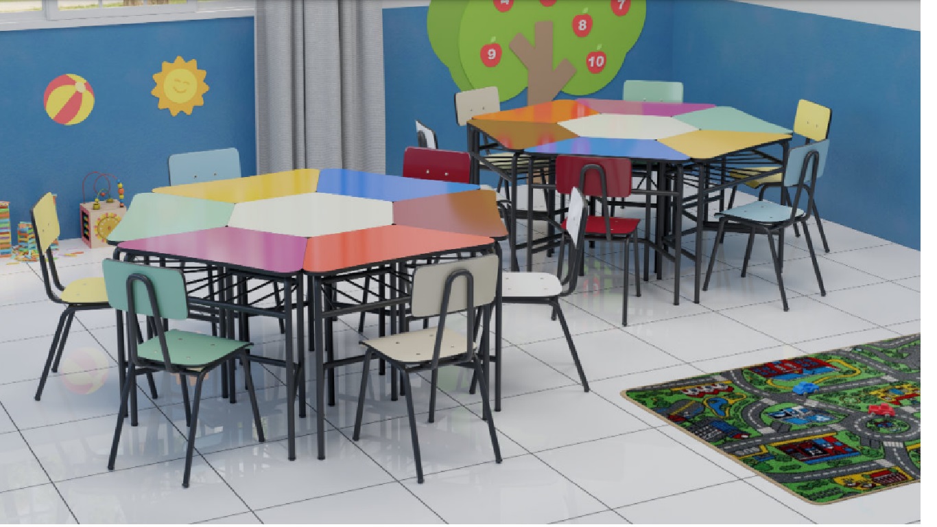 Mesas e Cadeiras infantil Escolar