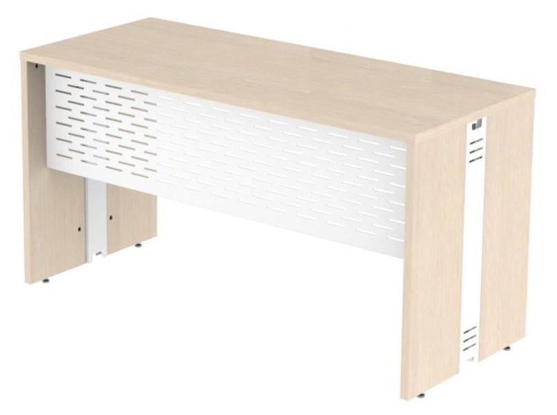 Mesa reta de 25mm fontal aço