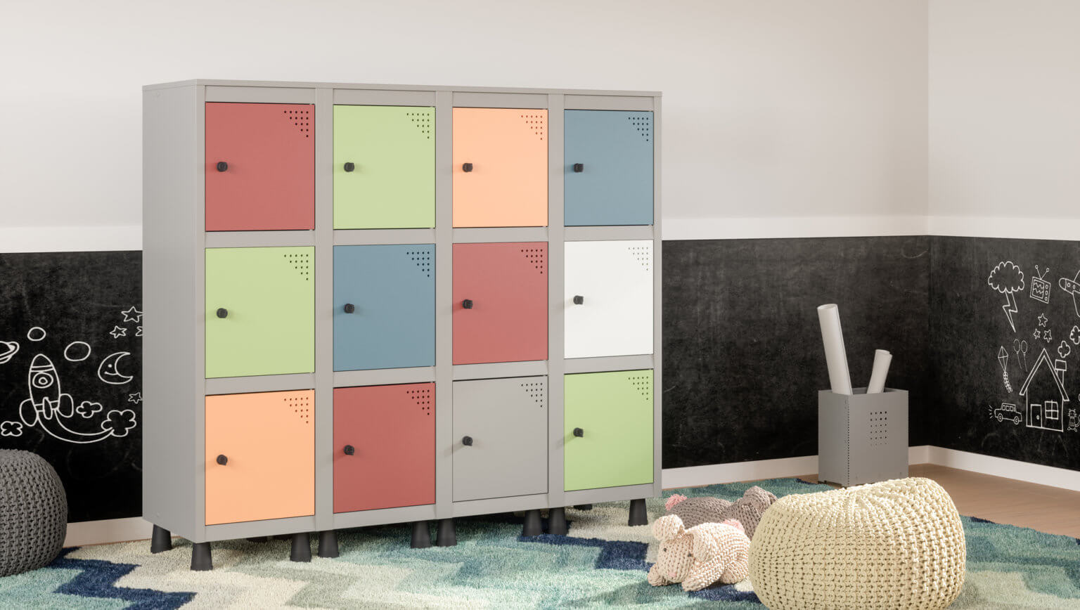 Mini Roupeiros de aço