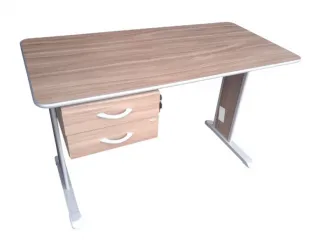 Mesa reta c/ gavetas 