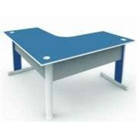 Mesa em L pé em aço